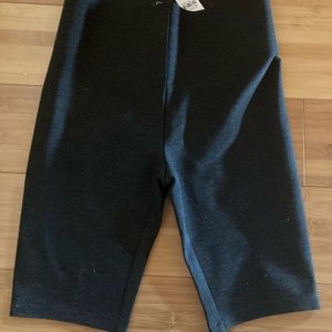 NWT loft sculpt charcoal bike shorts